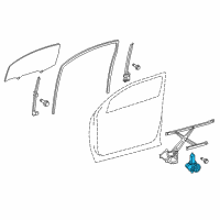 OEM 2019 Toyota Tundra Window Motor Diagram - 85720-0C050