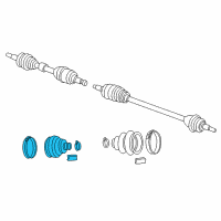 OEM 2003 Chrysler Sebring *BOOTKIT-HALFSHAFT Diagram - 4797699