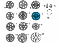 OEM Jeep Grand Wagoneer ALUMINUM Diagram - 4755412AA