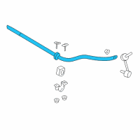 OEM Lincoln Town Car Stabilizer Bar Diagram - AW1Z-5482-A