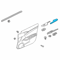OEM Honda Armrest (Platinum Gray) Diagram - 83503-TXM-A51ZB