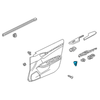 OEM 2018 Honda Accord Sw Assy, Trunk Ope Diagram - 35800-TBA-A01