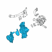 OEM 2020 BMW 440i xDrive Coolant Pump Diagram - 11-51-7-643-067