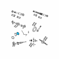 OEM Jeep Wrangler Gasket-Rear Cover Diagram - 68393981AA