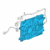OEM 2021 Chevrolet Malibu Fan Assembly Diagram - 84523873