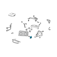 OEM Chevrolet Corvette Actuator Relay Diagram - 16523917