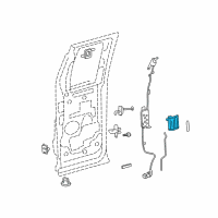 OEM Ford F-150 Handle, Inside Diagram - 8L3Z-1822600-AA