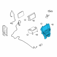 OEM 2019 Ford Mustang Climate Control Module Diagram - JR3Z18842C