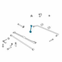 OEM 2007 Ford Mustang Stabilizer Link Diagram - BR3Z-5C488-A