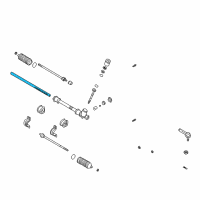 OEM 2001 Kia Rio Rack Bar Diagram - 0K30A32119