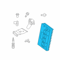 OEM 2006 Dodge Charger Powertrain Control Generic Module Diagram - R5094133AD