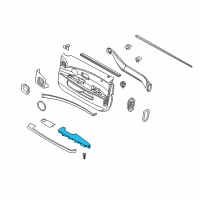 OEM BMW 760Li Soft Pad, Front Left Diagram - 51-41-7-024-269