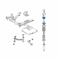 OEM BMW 535i Guide Support Diagram - 31-30-6-775-098