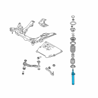 OEM BMW 525xi Front Right Spring Strut Diagram - 31-31-6-786-520