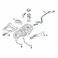 OEM 2020 Ford Explorer Filler Hose Diagram - L1MZ-9047-A