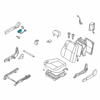 OEM Infiniti QX4 Power Seat Switch Diagram - 870160W000