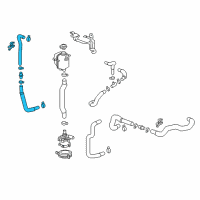 OEM Chevrolet Bolt EV Hose Assembly Diagram - 42540519