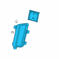 OEM 2019 Cadillac CTS Lamp, Daytime Running & Parking & Turn Signal Diagram - 20896556
