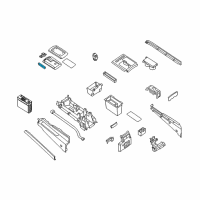 OEM Nissan Armada Harness-Console Diagram - 24168-ZQ00A