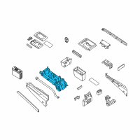 OEM 2009 Nissan Titan Reinforce Assembly - Console Diagram - 96994-ZC00A