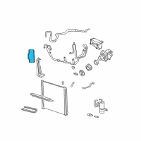 OEM 2003 Ford Explorer Condenser Seal Diagram - 1L2Z-19E572-CC