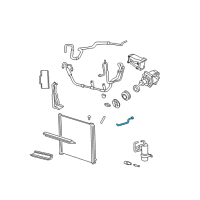 OEM 2004 Mercury Mountaineer Hose & Tube Assembly Diagram - 1L2Z-19837-AB