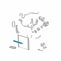 OEM 2005 Mercury Mountaineer Condenser Seal Diagram - 4L2Z-19E572-AA