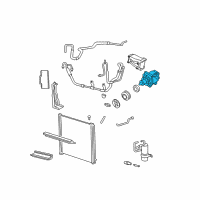 OEM 2003 Mercury Mountaineer Compressor Diagram - 3L2Z-19V703-BC