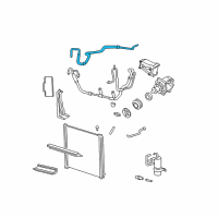 OEM Mercury Mountaineer Hose & Tube Assembly Diagram - 2L2Z-19835-FA