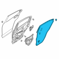 OEM Scion iA Door Weatherstrip Diagram - 67872-WB001