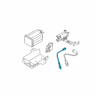 OEM Kia Optima Oxygen Sensor Assembly Diagram - 392102G100