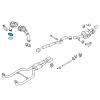 OEM 2013 BMW M5 Intermediate Flange Diagram - 18-30-7-844-741
