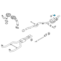 OEM 2015 BMW 550i xDrive Bracket, Rear Silencer, Rear Right Diagram - 18-20-7-578-230