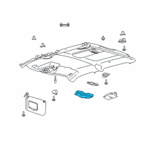 OEM 2020 Ford F-250 Super Duty Dome Lamp Diagram - FL3Z-13776-BC