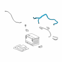 OEM 2012 Cadillac CTS Cable Diagram - 22862484