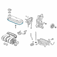 OEM 2017 Honda Fit Gasket, Head Cover Diagram - 12341-5R1-003