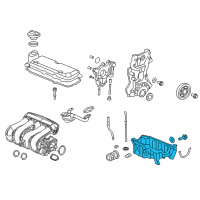 OEM 2018 Honda Fit Pan Assembly, Oil Diagram - 11200-5R0-000