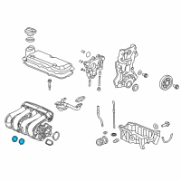 OEM 2015 Honda Fit Gasket, Intake Manifold Diagram - 17105-5R0-004