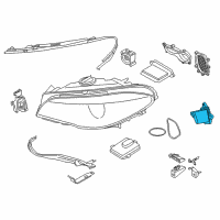 OEM 2015 BMW 535i GT Led Module, Direction Indicator, Left Diagram - 63-11-7-352-475