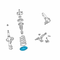 OEM 2007 Lexus RX350 Insulator, Front Coil Spring Diagram - 48158-0E010