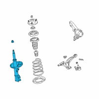 OEM Toyota Highlander Strut Diagram - 48510-A9360