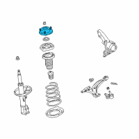 OEM 2005 Lexus RX330 Front Suspension Support Sub-Assembly Diagram - 48609-0E010