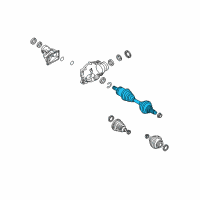 OEM 2006 BMW X3 Cv Axle Assembly Front Right Diagram - 31-60-7-529-202