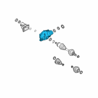 OEM 2006 BMW X3 Front Differential Diagram - 31-50-7-523-651