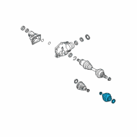 OEM 2008 BMW X3 Repair Kit Bellows, Exterior Diagram - 31-60-7-529-203