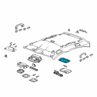 OEM 2014 Honda Accord Base (Platinum Gray) Diagram - 34254-T2A-003ZH