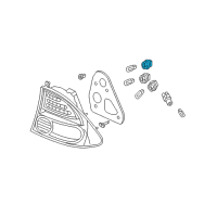 OEM 2013 Honda Civic Socket (T20W W) Diagram - 33515-S50-003
