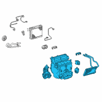 OEM 2020 Toyota Tundra Evaporator Case Diagram - 87050-0C110