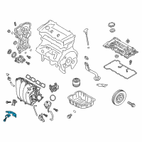 OEM 2013 Hyundai Elantra Coupe Stay Assembly-Inlet Manifold Diagram - 28420-2E000