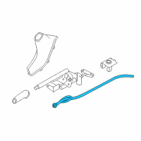 OEM 2019 BMW 440i Gran Coupe Hand Brake Bowden Cable Diagram - 34-40-6-857-640